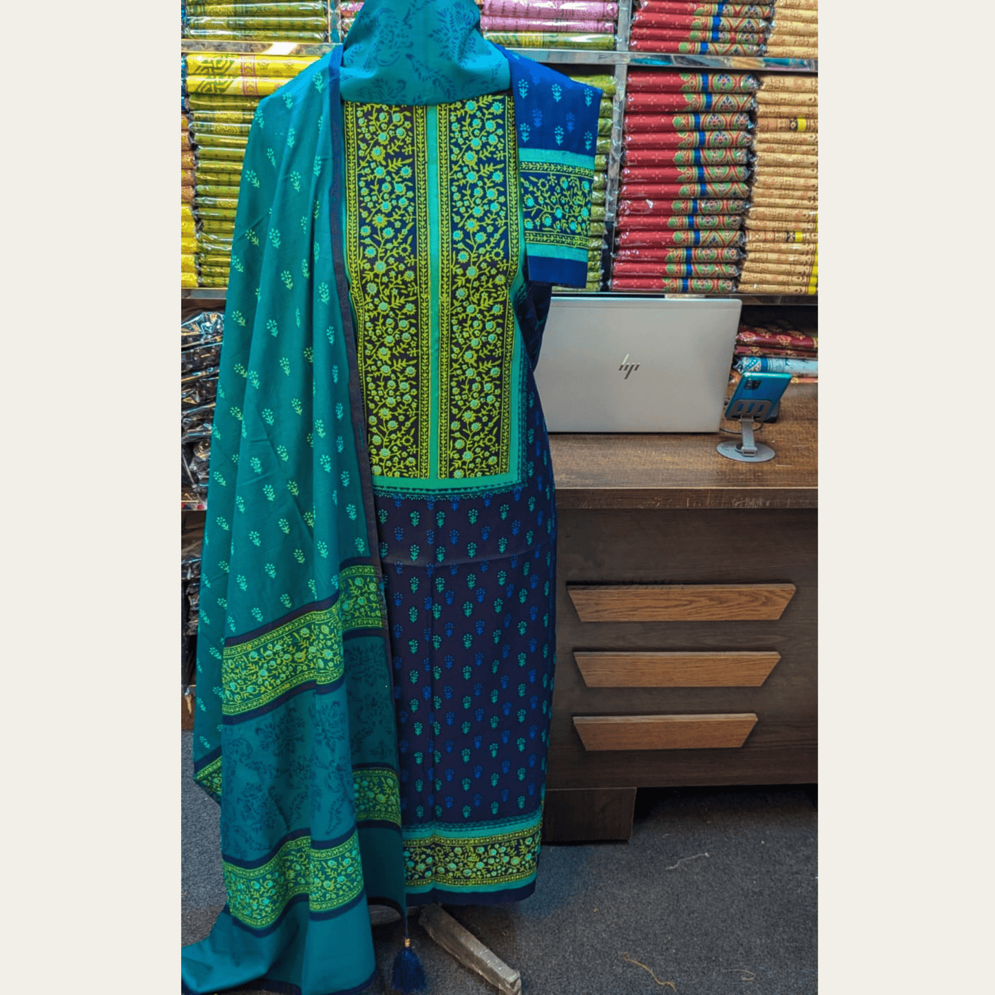 New Exclushive Collection High Qualitiey Cotton Printed Three Piece - MyStyleBD