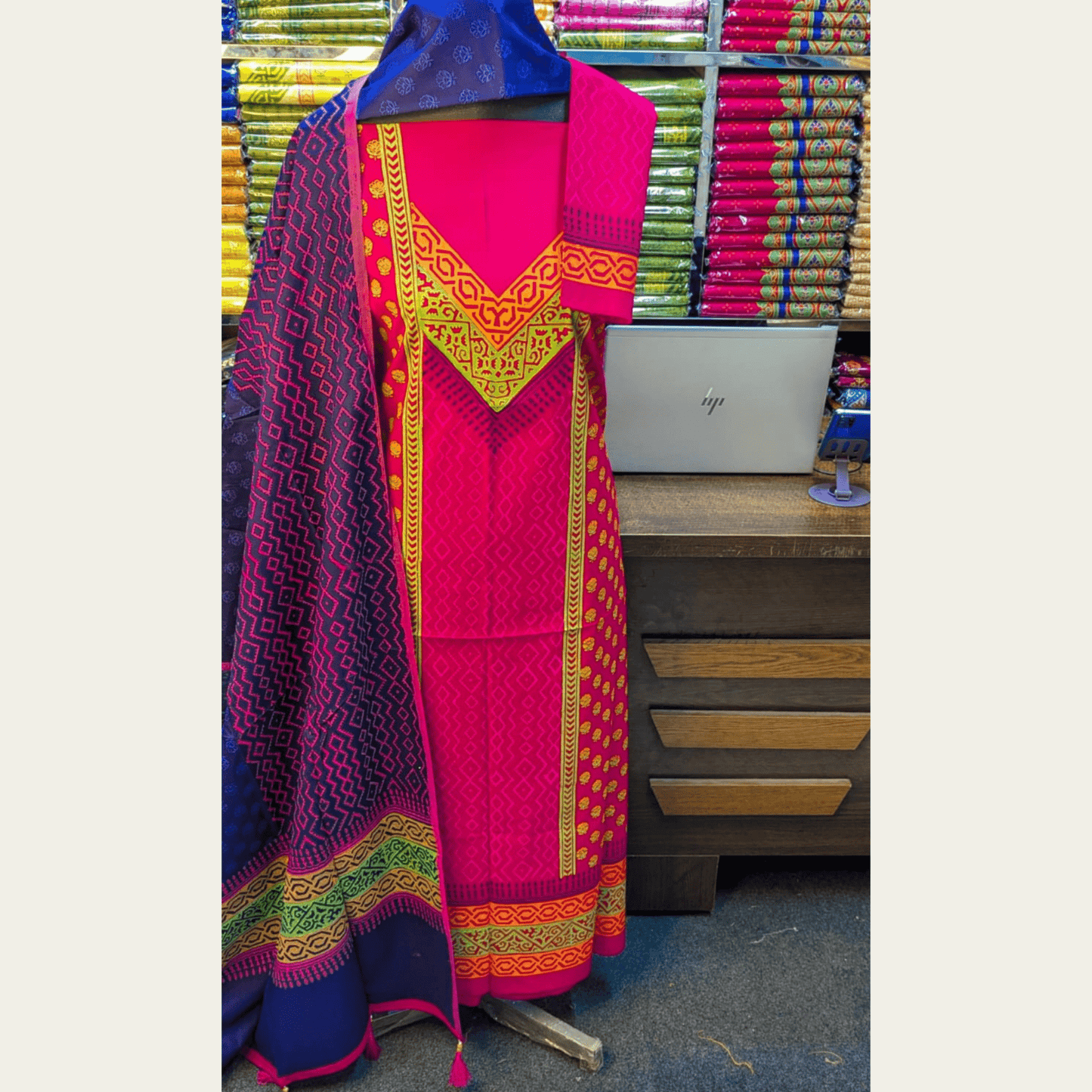 New Exclushive Collection High Qualitiey Cotton Printed Three Piece - MyStyleBD