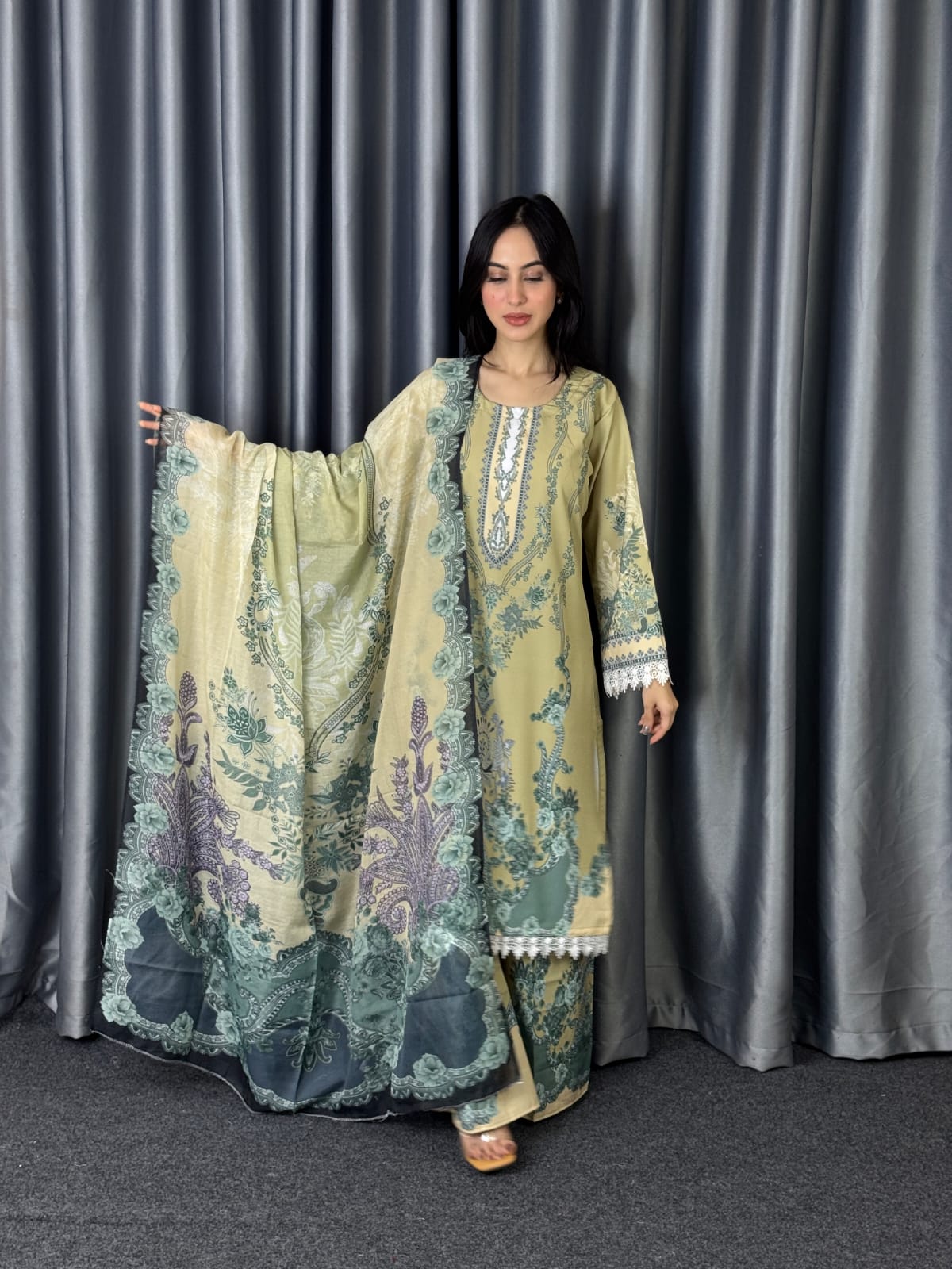 Digital Print Three Piece - MyStyleBD