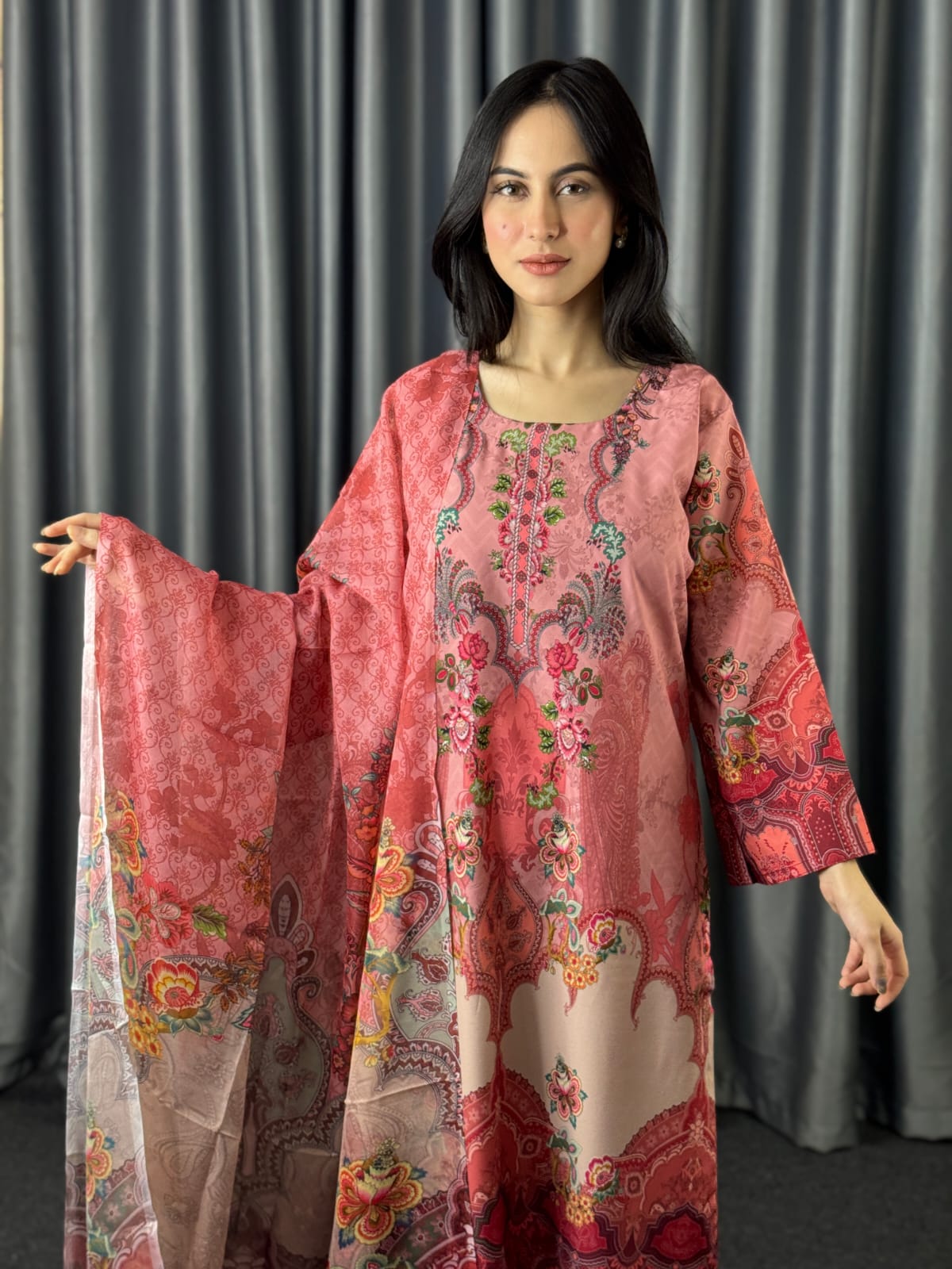 Digital Print Three Piece - MyStyleBD