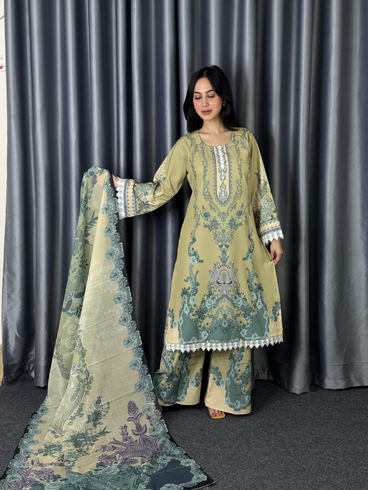 Digital Print Three Piece - MyStyleBD