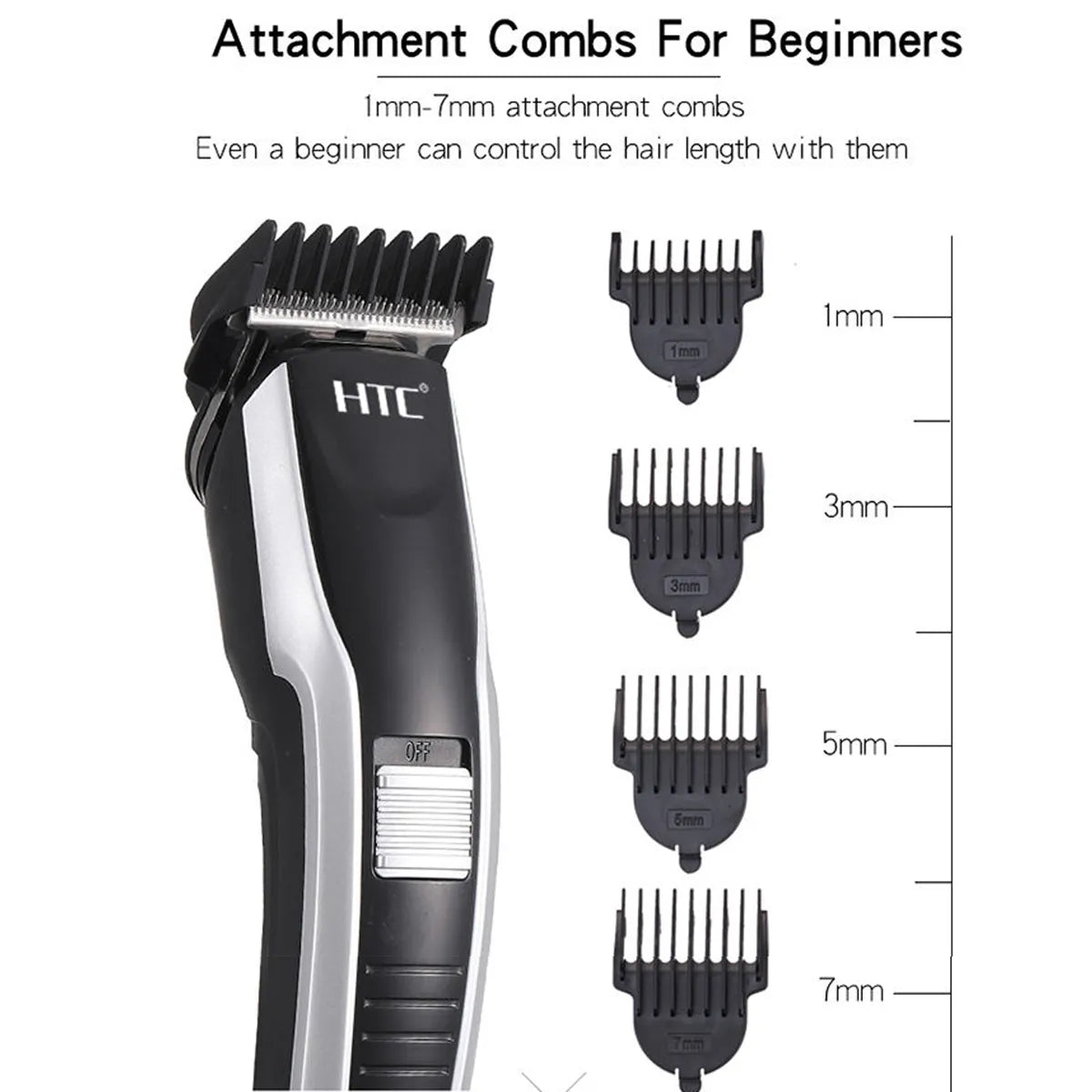 HTC AT - 538 Hair and Beard Trimmer for Man - MyStyleBD