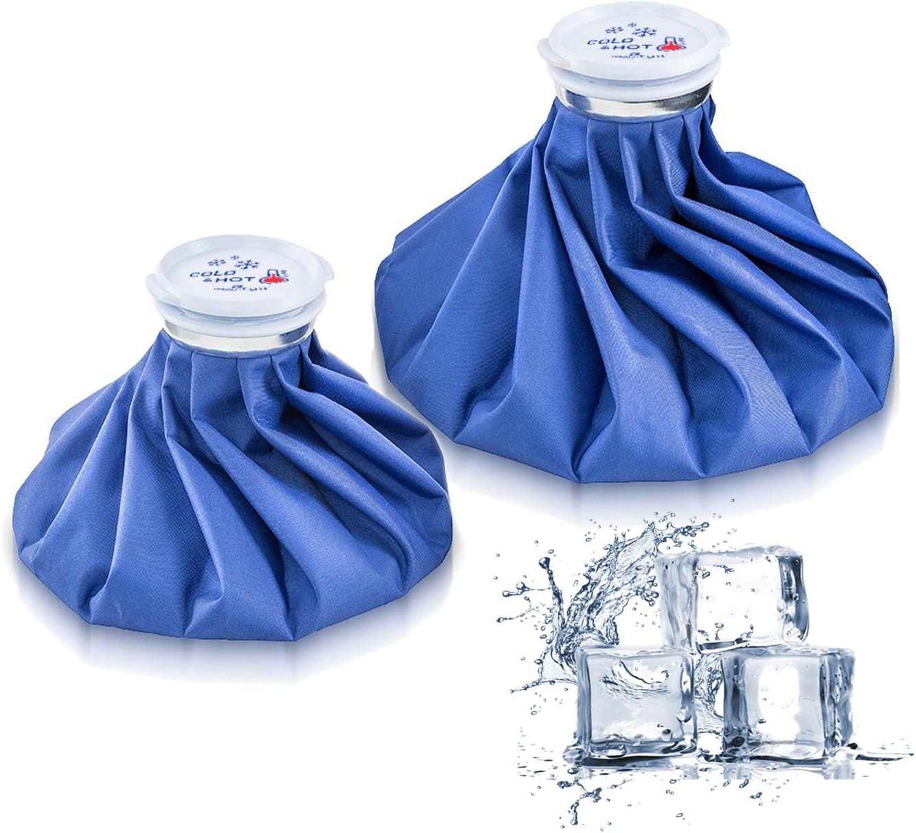 Ice Bag, Hot & Cold Therapy Reusable for Injuries Pain Relief, 9 Inch, Royal Blue - MyStyleBD