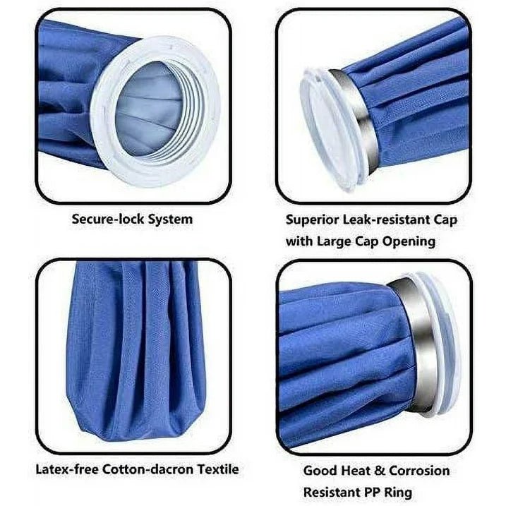 Ice Bag, Hot & Cold Therapy Reusable for Injuries Pain Relief, 9 Inch, Royal Blue - MyStyleBD
