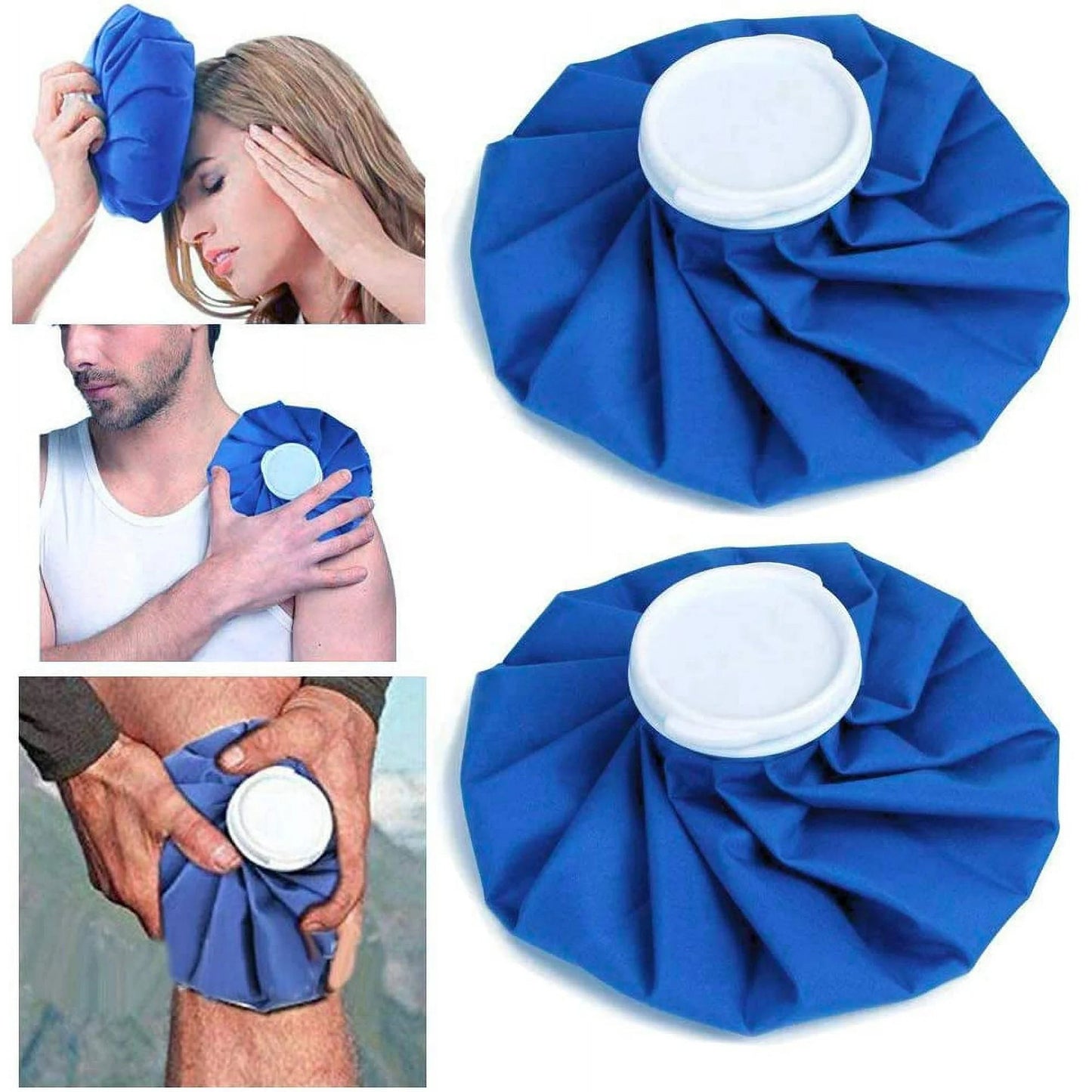 Ice Bag, Hot & Cold Therapy Reusable for Injuries Pain Relief, 9 Inch, Royal Blue - MyStyleBD