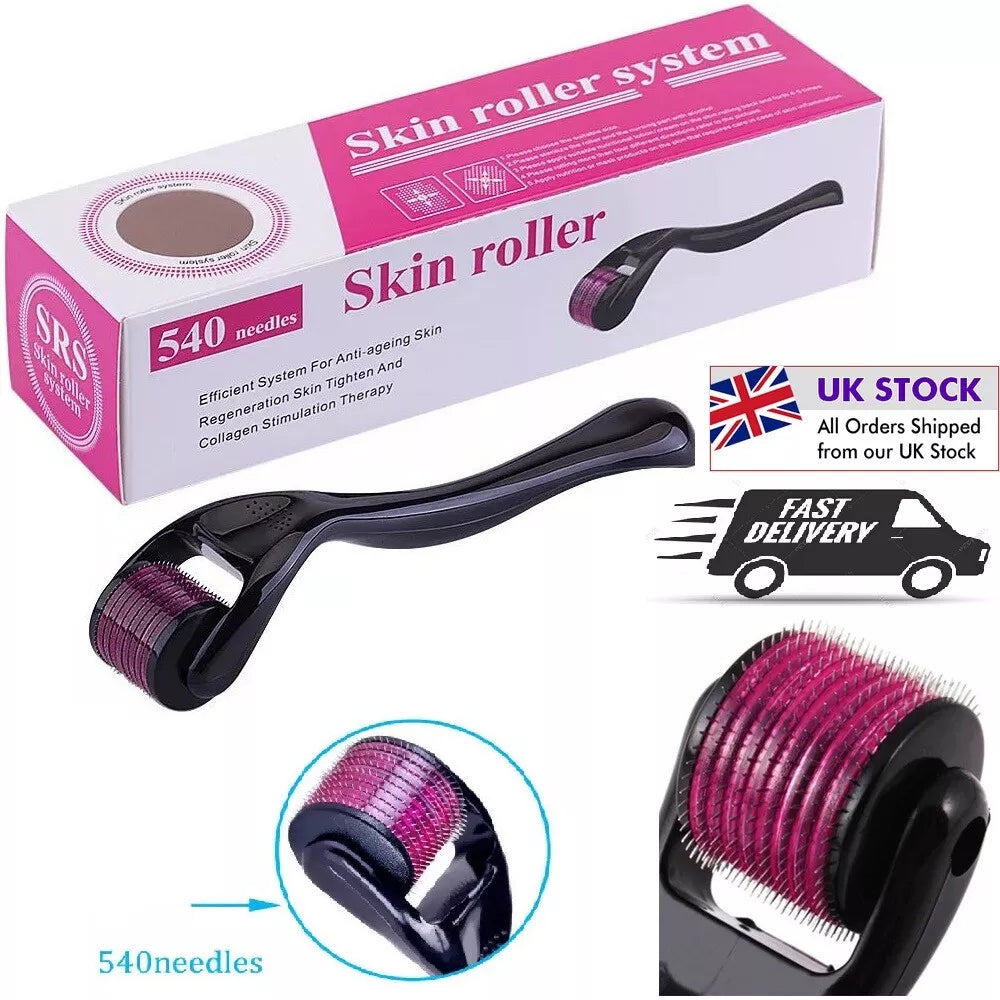 ⚲ Hover to zoom 540 Micro Needle Derma Roller Therapy Skin ( 1mm