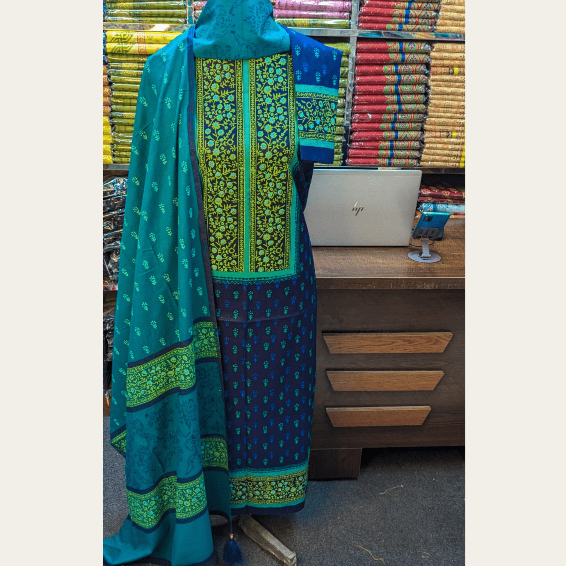 New Exclushive Collection High Qualitiey Cotton Printed Three Piece - MyStyleBD