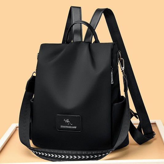New Texture Oxford Cloth Women’s Backpack(Black) - MyStyleBD