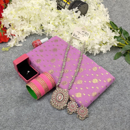 Premium Half Silk Jamdani Saree Combo Set - MyStyleBD