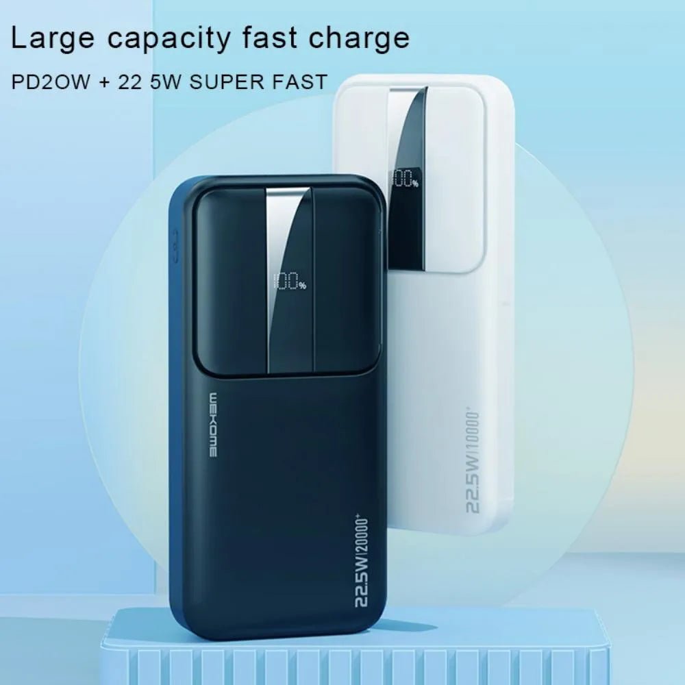 WEKOME WP - 301 Gonen Series 10000mAh LED Display Fast Charging Power Bank - MyStyleBD