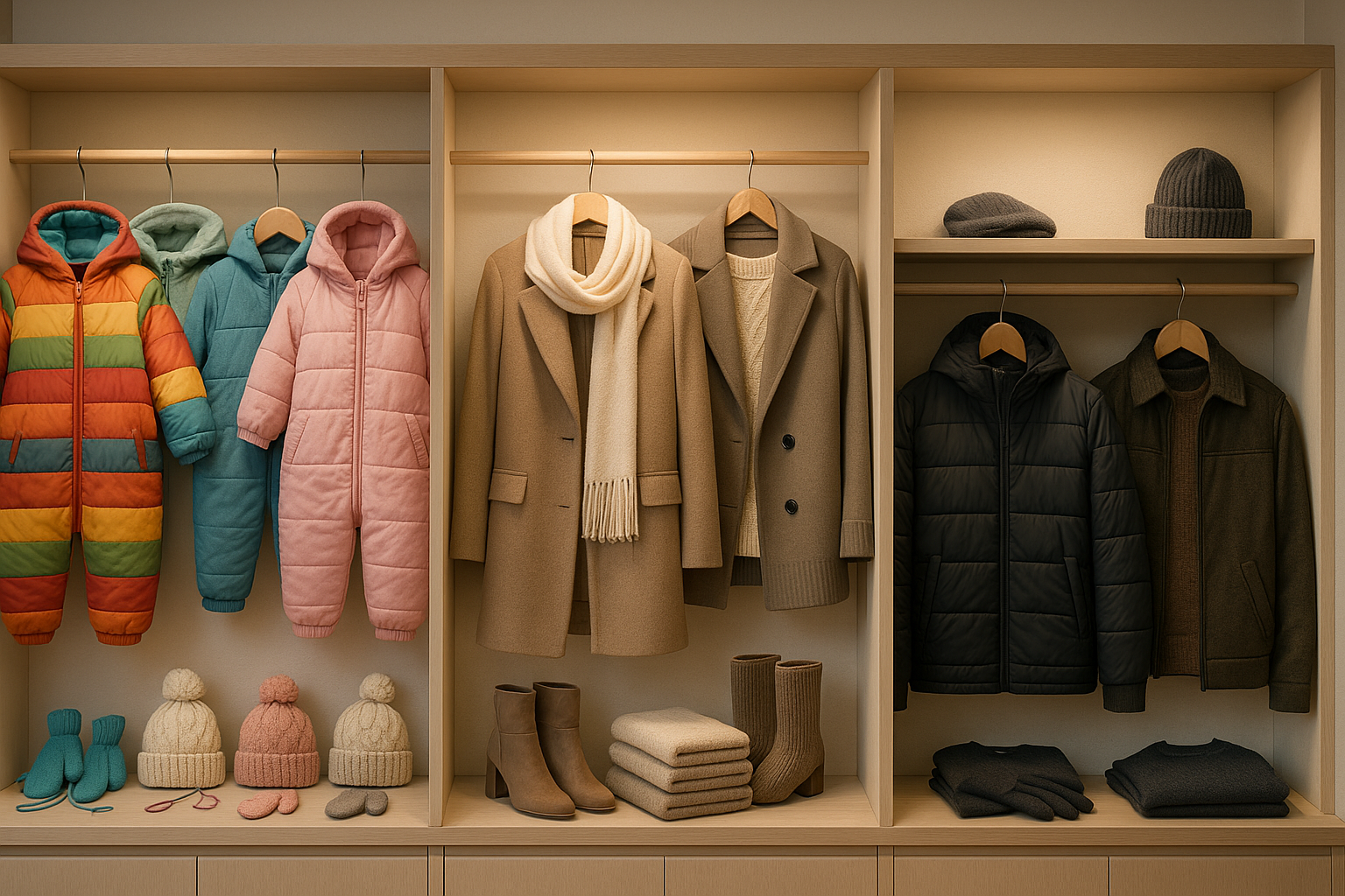 winter collection for baby, women, men